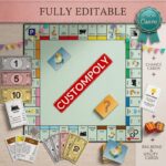 Editable Customopoly Canva Template