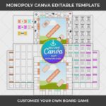 Editable Wedding Monopoly Template